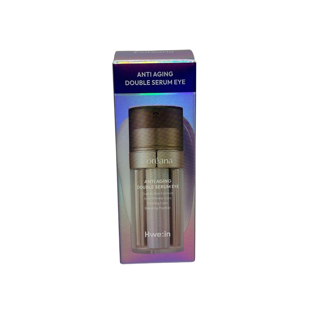 Coreana Hwein Anti-Aging Double Serum Eye Cream 0.96 oz Firming K-Beauty NIB